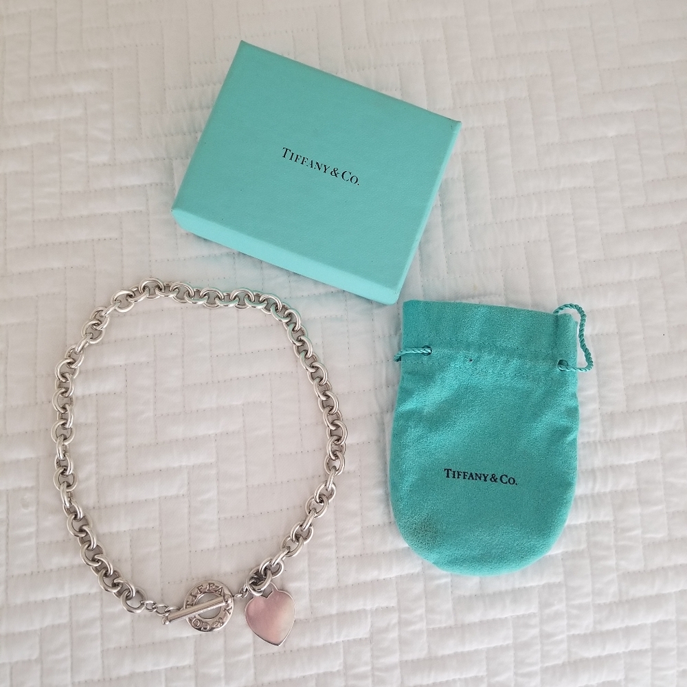 Authentic Tiffany & Co Heart Tag Necklace